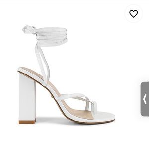 ISO RAYE ANTHEA HEELS WHITE OR NUDE